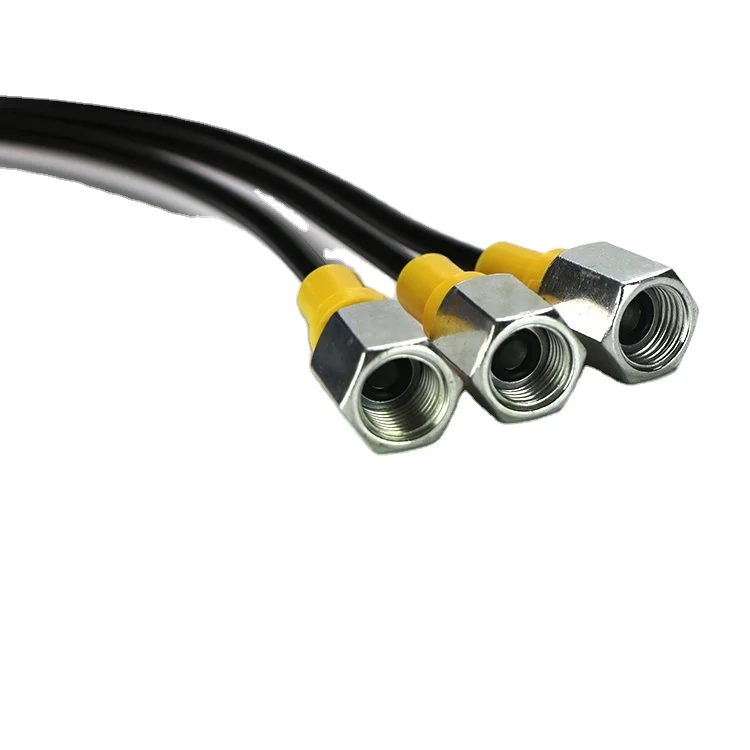 hydraulic pressure high oil flexible high pressure hose dn2 dn3 test hose end fitting