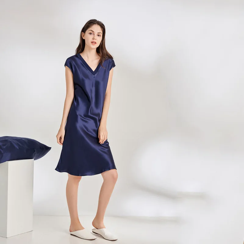 New Women Sexy Satin Nightwear silk pajama Nightgown Nightdress Sleepwear Night Wear Dress for Women