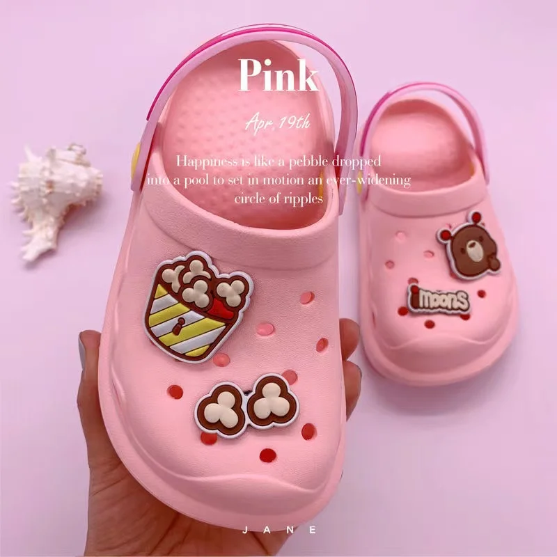 
2021 ba by girl sandals cartoon mesh ba by shoes soft Ba by Sandals & Slippers 