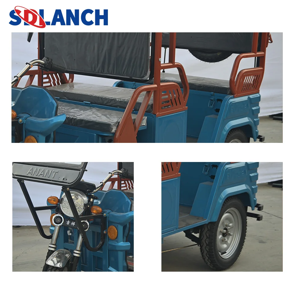 Village Field Factory High Performance Heavy Duty 3 Wheeler Electric Tricycle For Cargo