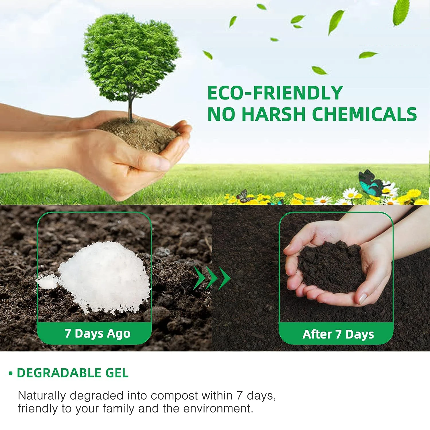 Liquid Waste Solidifier Biodegradable Super Absorbent Polymer SAP Poo Powder For Portable Toilets