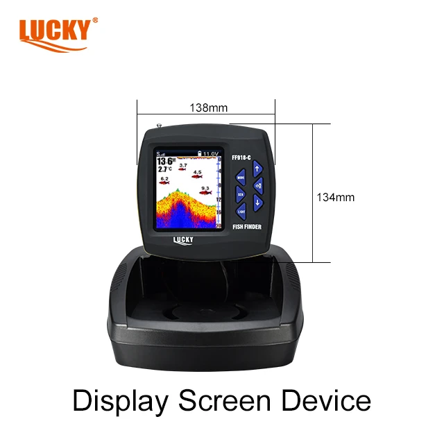 LUCKY FF918C-T Boat Fish Finder 180 Meters Depth Range