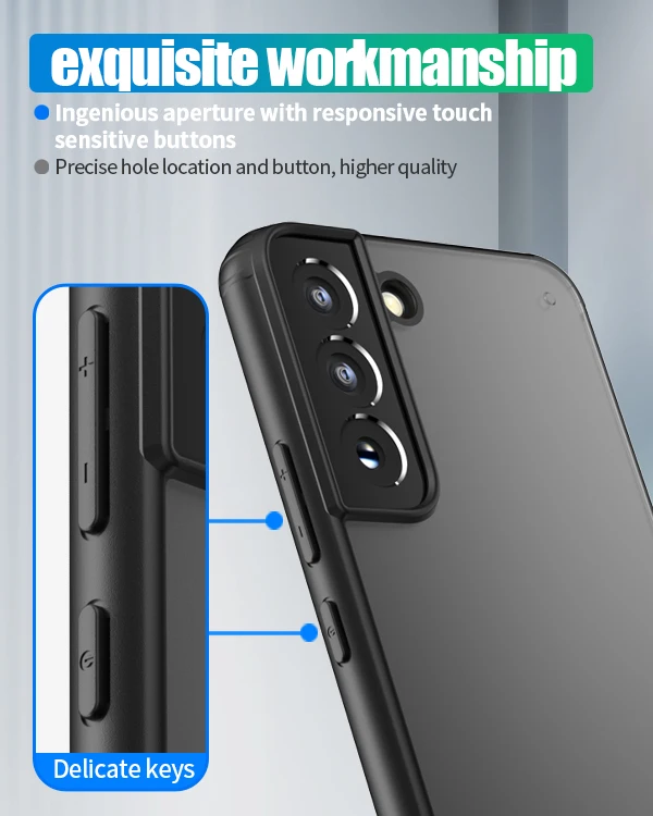 Blueo transparent protective case For samsung galaxy s21 ultra s 21 plus s22ultra s22plus for samsung luxury phone case