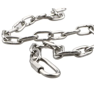The manufacturer provides 304 stainless steel chains with multiple specifications for long and short chain lifting chains