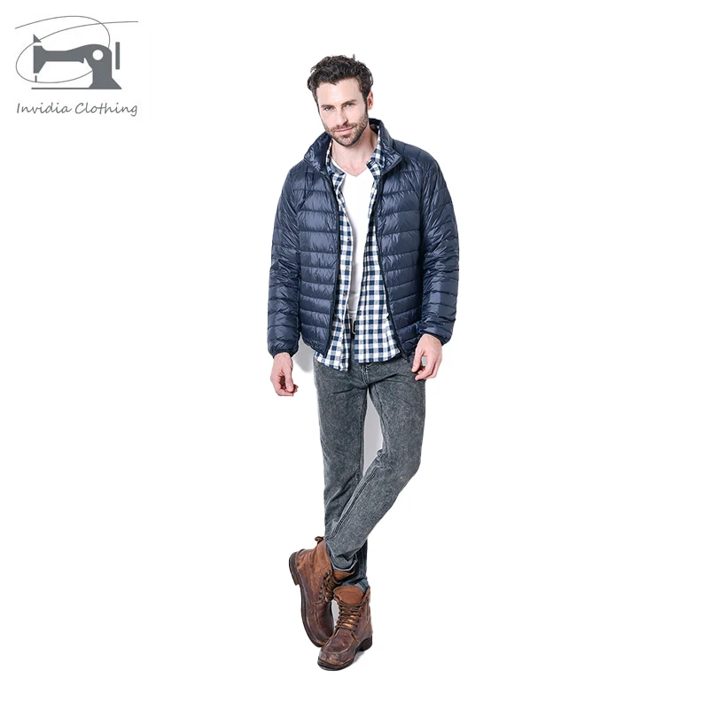 
Beautiful design best mens white duck down fashion filled jacket 