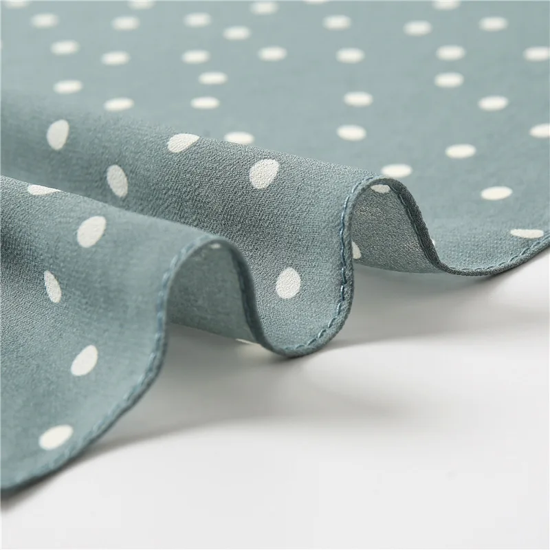 
Hot sale custom wholesale tudung shawl polka dot chiffon hijab scarf 