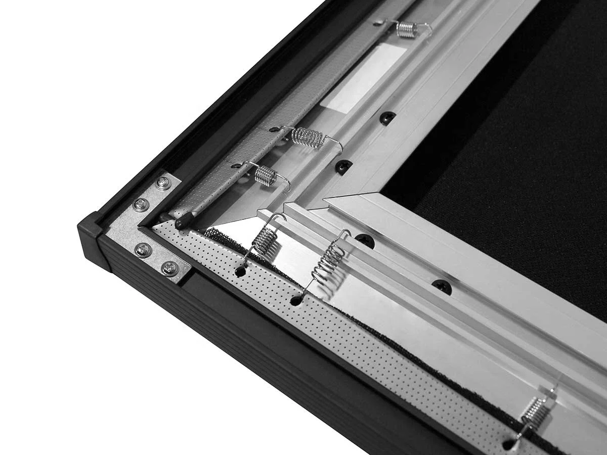 16:9 1.1Gain projection Fixed Frame Acoustically Transparent 150 inch ALR Screen for laser projector