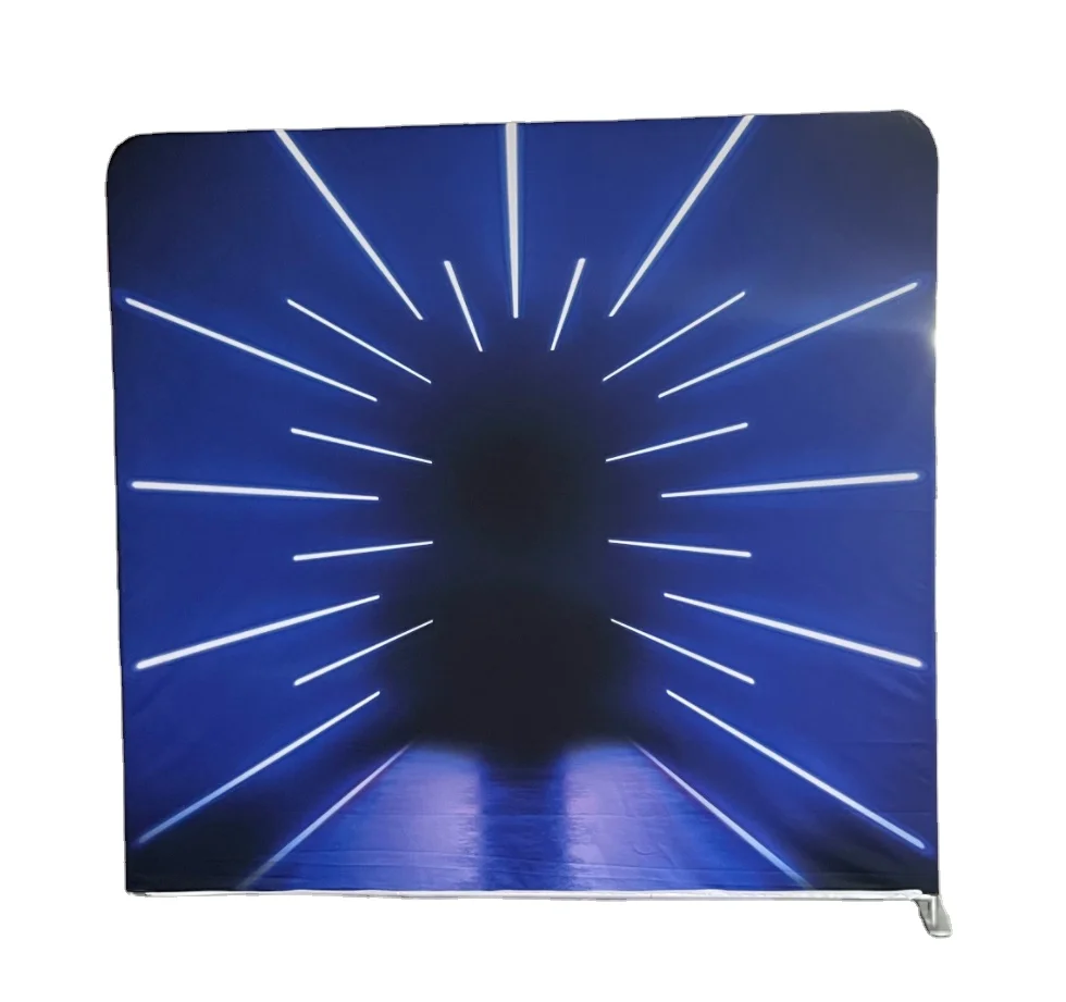 Top Quality Easy-to-Assemble for Event & Trade Show Advertising & Party Versatile Fabric Tension Display Backdrop