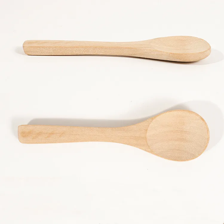 Hot selling eco-friendly biodegradable bulk wooden spoon kitchen seasoning tools utensils equipment wooden honey spoons L403