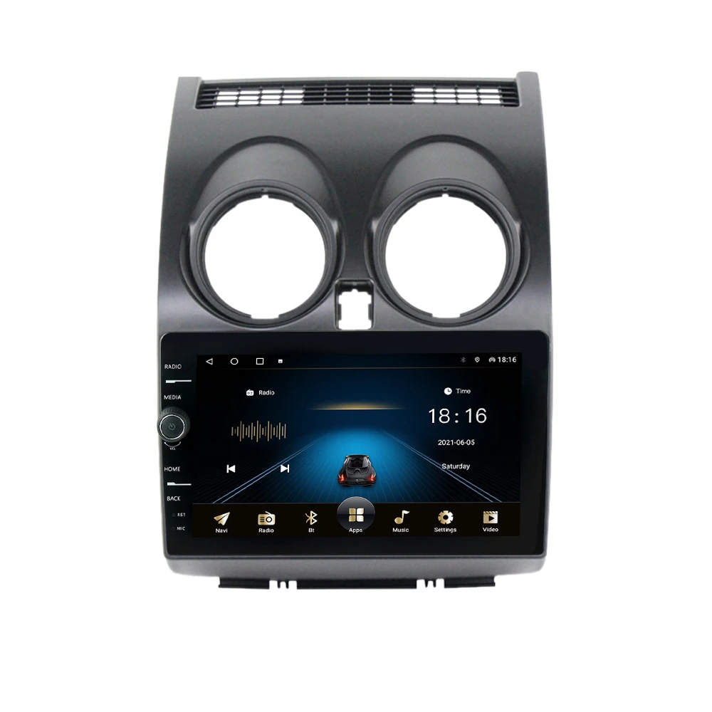 1280*800 Resolution For Nissan Qashqai 2006 2013 Voice Control MEKEDE Car RDS Radio Audio GPS Navigation DVD Video NO DVD Player