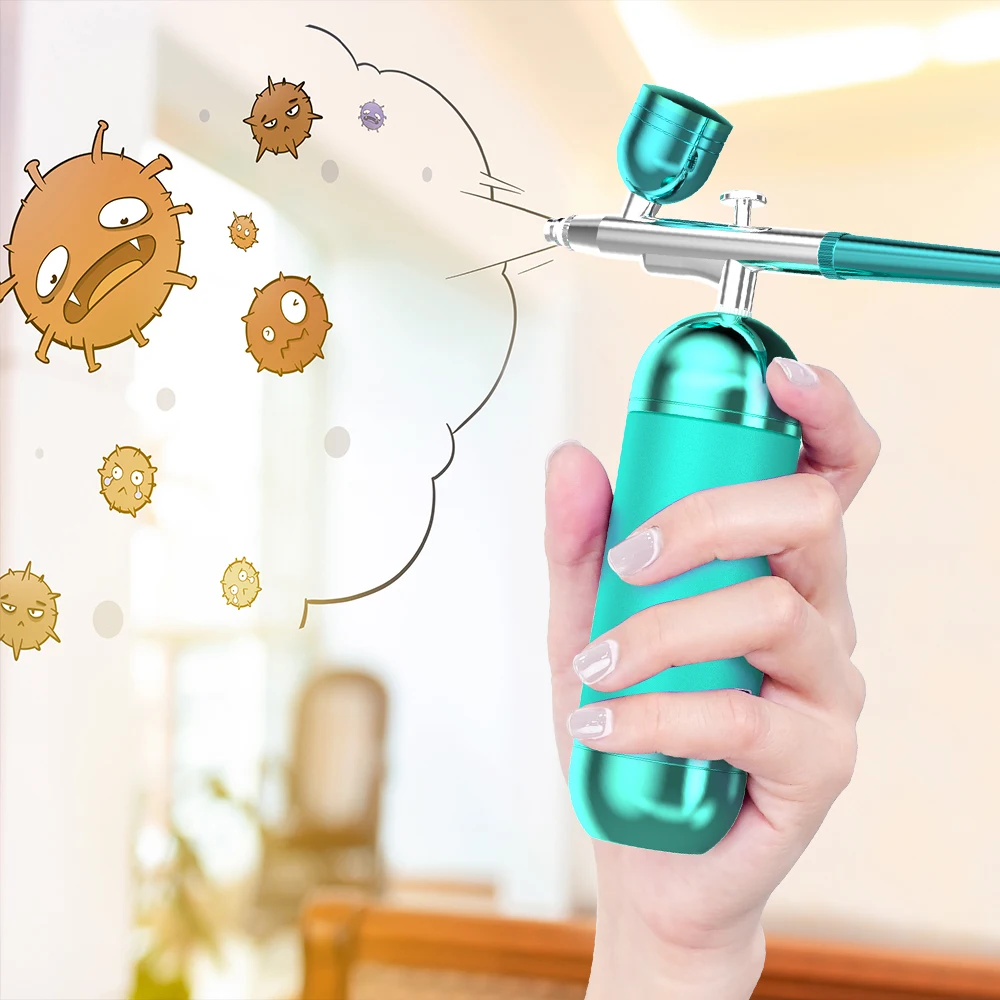 Trending Products 2022 New Arrivals Nano Spray Gun Beauty Makeup Airbrush Nail Art Instrument Compressor
