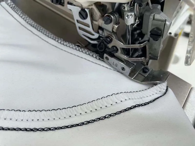 Computer five-thread sewing machine with locking edge for T-shirt neckline sewing equipment RNEX4PLUS-5