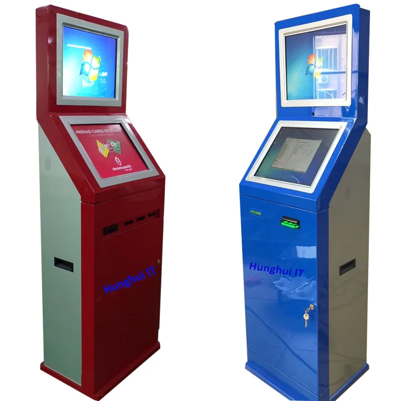 Dual screen gift Card Dispenser Machine Self service payment kiosk machine card issurance kiosk