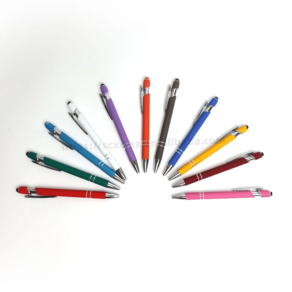 Personalized With Logo Print Ball Point Pen Advertising Cheapest Promotional Pen Gift Custom Plastic Metal Custom Ballpoint Pen