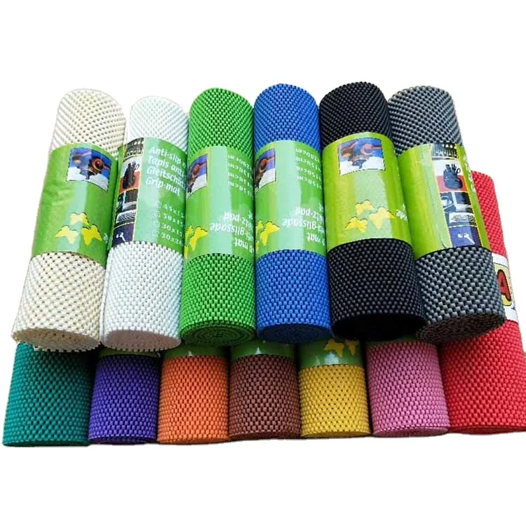 Customization PVC Kitchen Placemat shelf liner for kitchen, Non Slip Gripper Pads Multiusage Plastic Shelf Drawer Liner