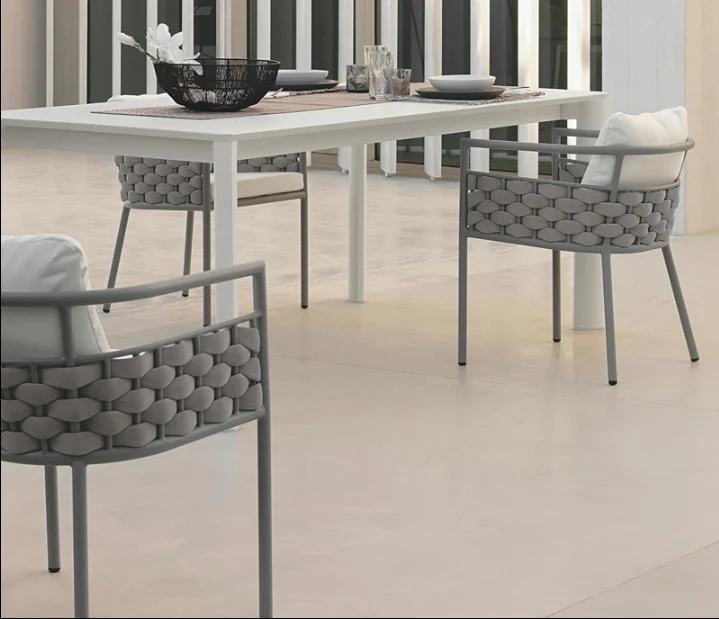 European royal style rattan outdoor furniture wicker chair set