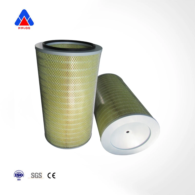Huahang supply high quality air compressor filter cartridge dust collection filter cartridge