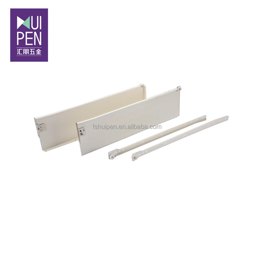 Metal Box Iron Box Drawer Sides Drawer Rail Furniture Sliders Oem Soft Close Bottom Mounted Drawer Runners Cold-rolled Steel