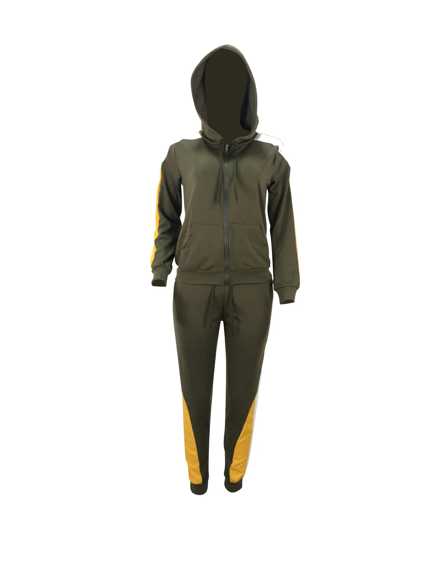 MT169-9671 печати Slim Fit спортивный костюм из двух предметов, милый костюм для девочки комплект для женщин