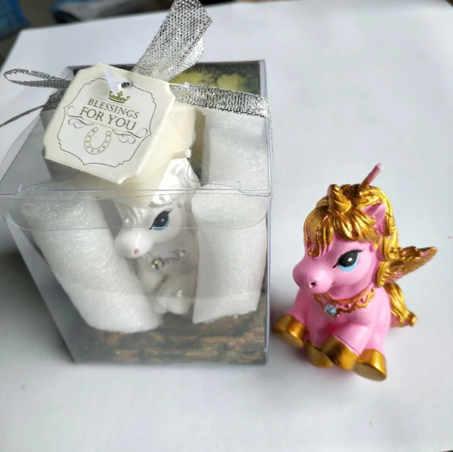 Innovative Smokeless party supplies unicorn birthday party candle happy birthday candles birthday candles for kids