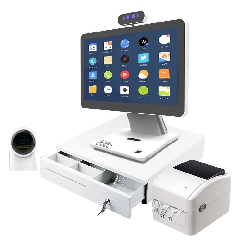 Kit Caisse Enregistreuse Complet Salon De Coiffure Boulangerie Cajas Registradoras Para Supermercados