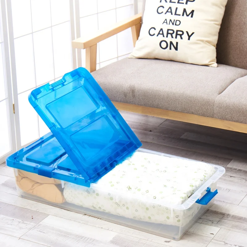Wholesale Transparent Toys Organizer Underbed Plastic Storage Box Storage Box For Cloth