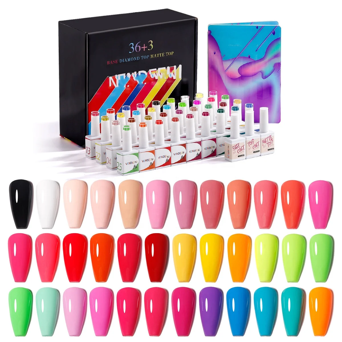 36 Thermo Color 15Ml Open Shop Set Autumn/Winter Nail Salon Gel Nail Polish Glue Set