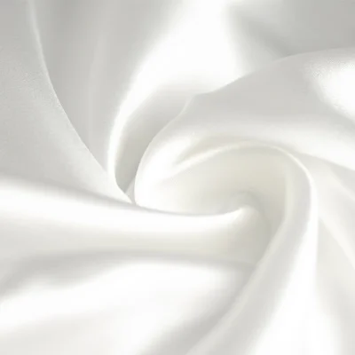 Natural White Silk Silk Elastic Fabric  19MM 140cm Width Chinese Fabric Supplier