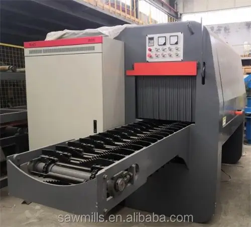 Rubber Wood Cutting Production Line /  Rip Saw With Multiple Blades Sawmill