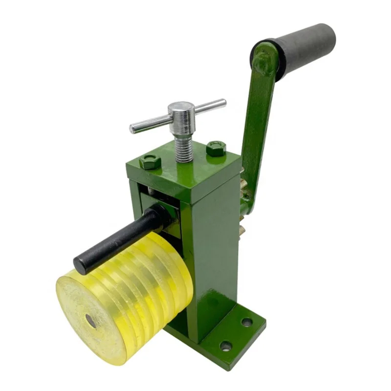 Ring Earbob Bracelet Bending Pressing Machine Rolling Mill Manual for Hoop