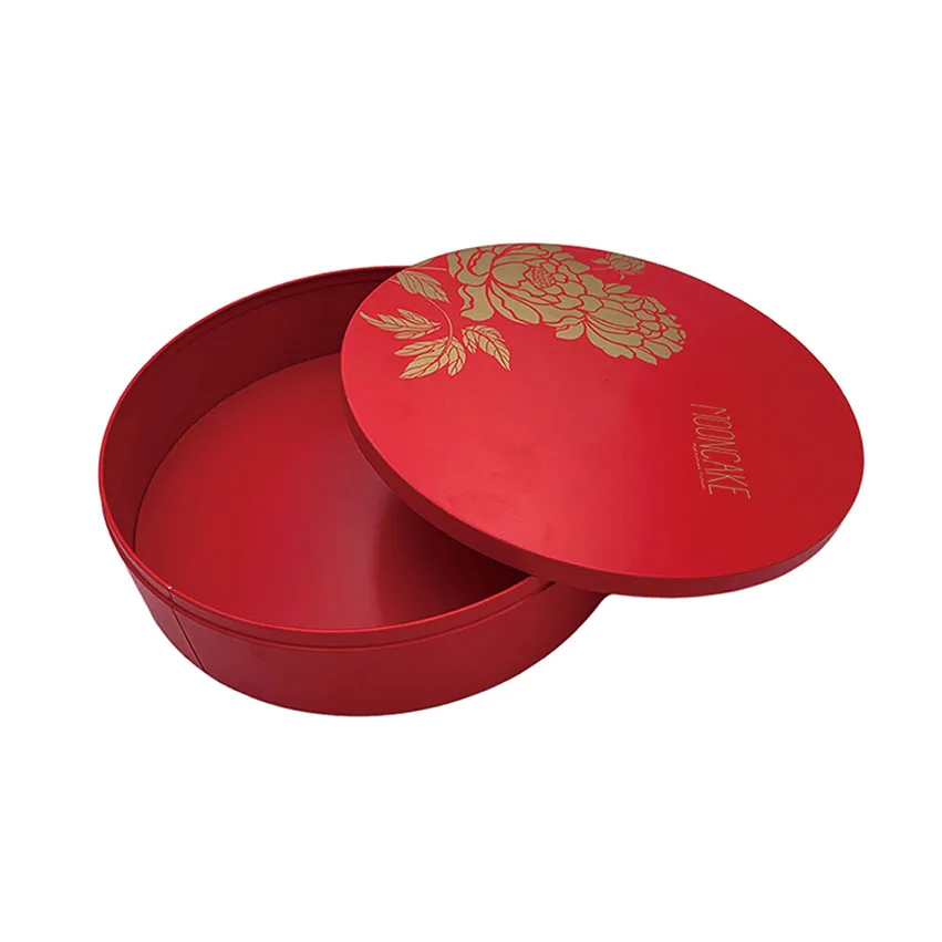 Empty Food Grade Ice Cream Dessert Cans West Point Packaging Tin Box Mousse Cake Packaging Round Baking Iron Box Small Metal