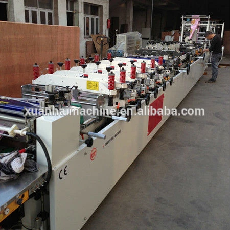 
HOT SELLING Three side sealing zipper Bag Making Machine Price for supermarket food packing 