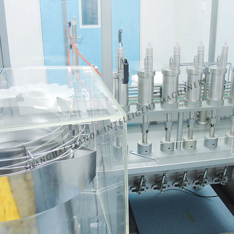 Automatic dry injection filled machine vial filling sealing machine