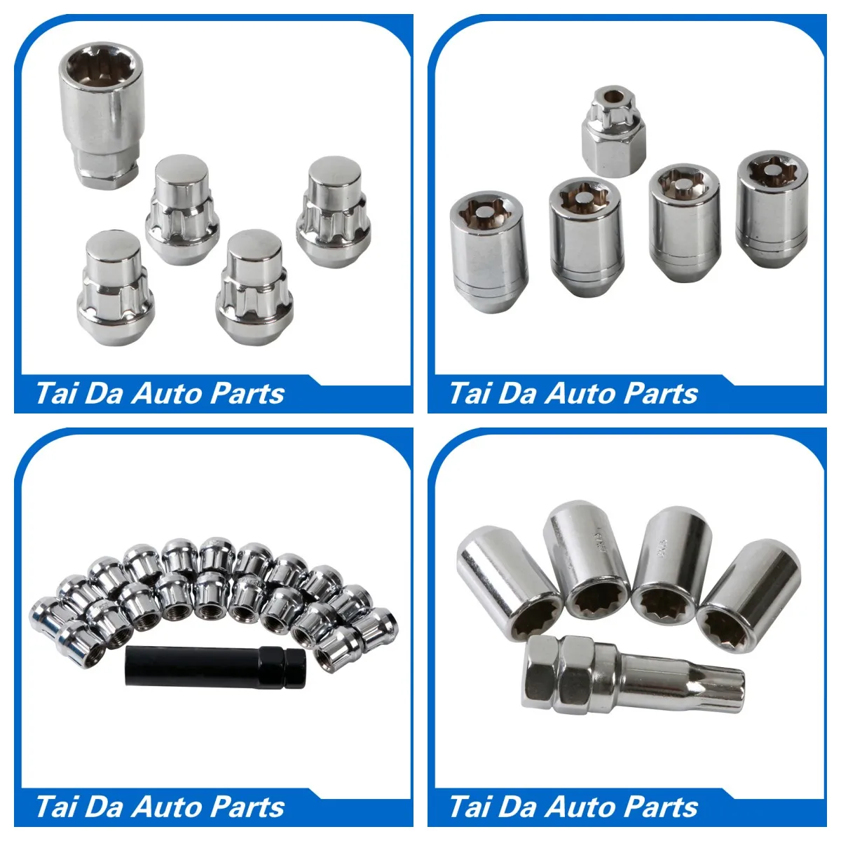 4+2 Wheel Lock Bolt Sets