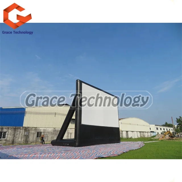 Giant inflatable Projector Movie Screen Outdoor , Inflatable Cinema Screen For Sale