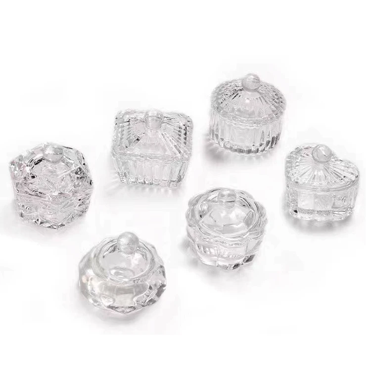 Asianail Glass Crystal Clear Dapper Dish