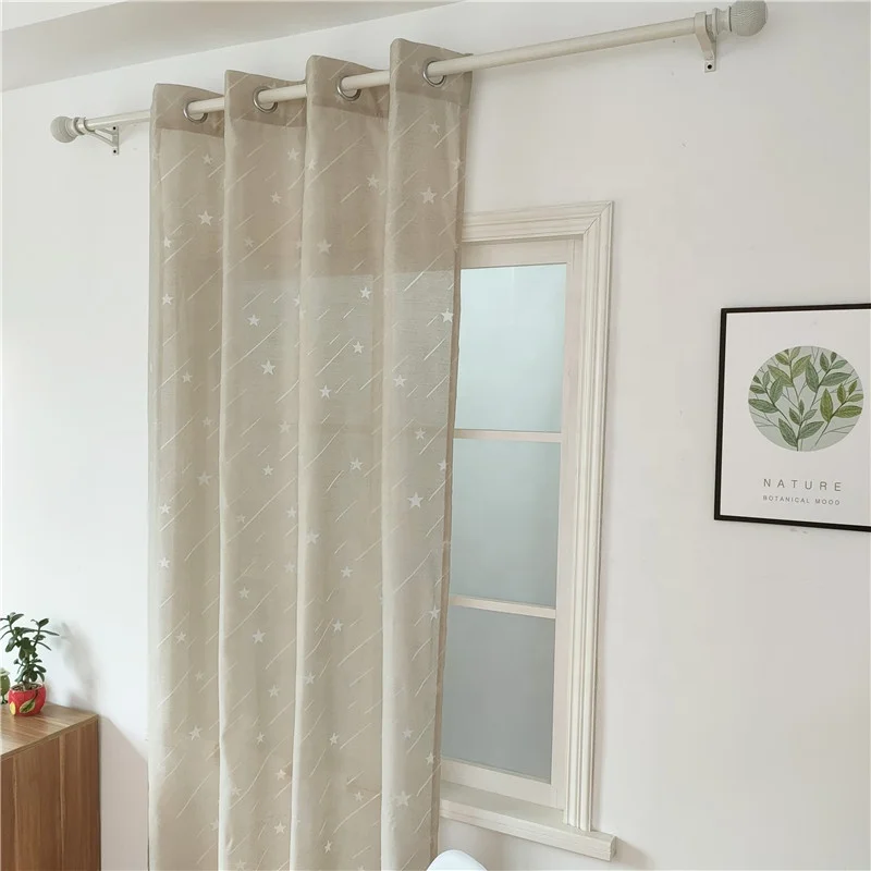High End Professional House Burnout Sheer Living Room Drapes Curtains Tende Per La Casa