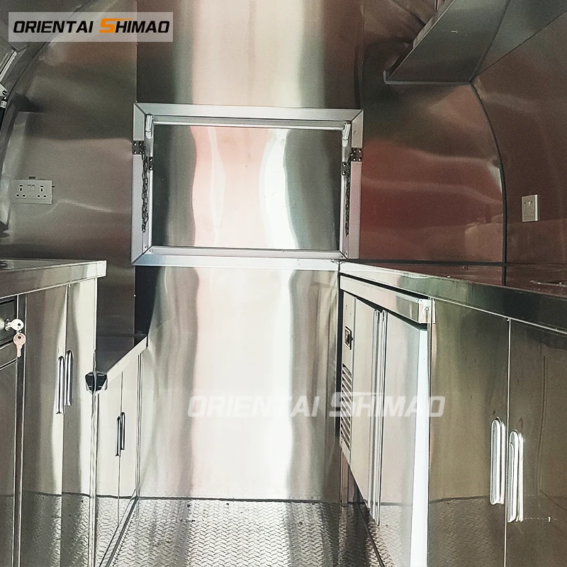 Oriental Shimao Hot Sale Mobile foodtruck with canopy, food display kiosk, coffee trailer/food trailers for australia