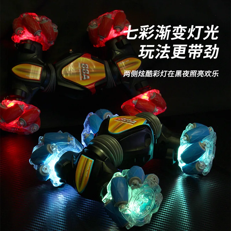 2.4G Watch Control Gesture Induction Deformable Twister Remote Control 360 Stunt Car Drift RC Stunt Car Toys for Kids