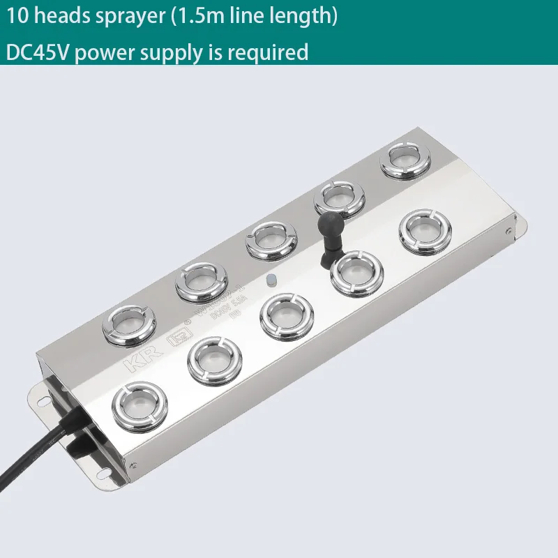 Ультразвуковой мини-увлажнитель с 10 головками для увлажнения грибов