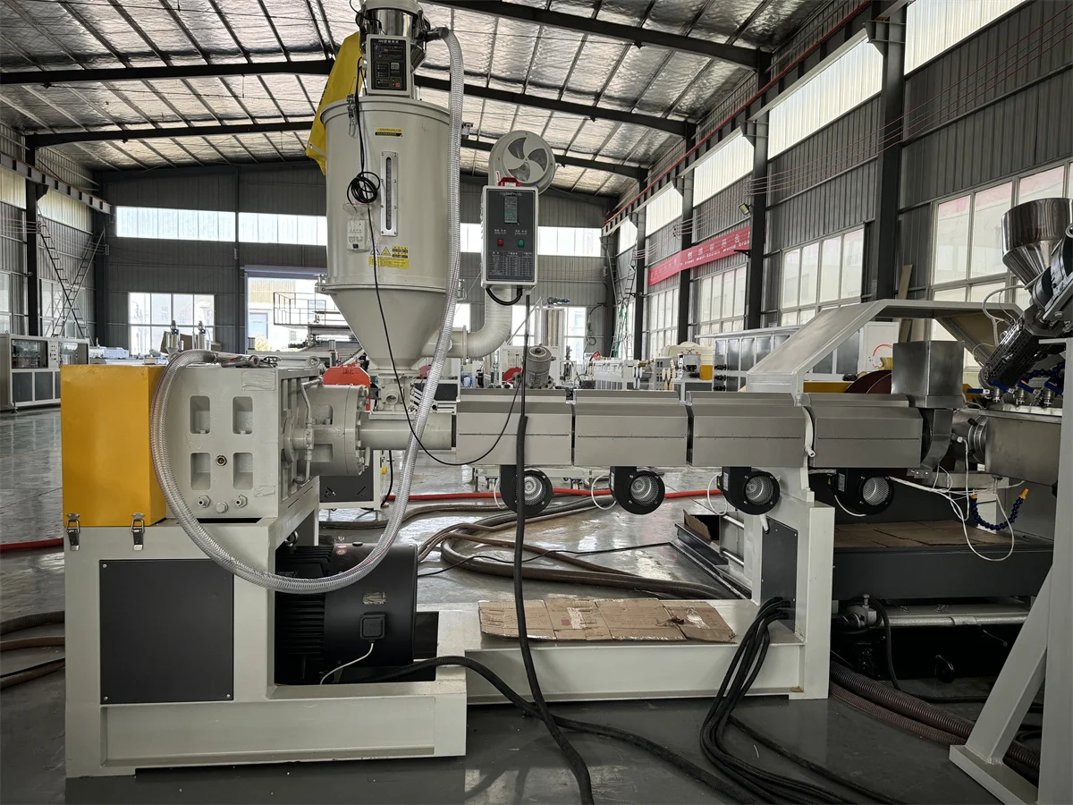 Fullwin machinery high pressure plastic  pvc steel wire hose making extrusion machine price for sale