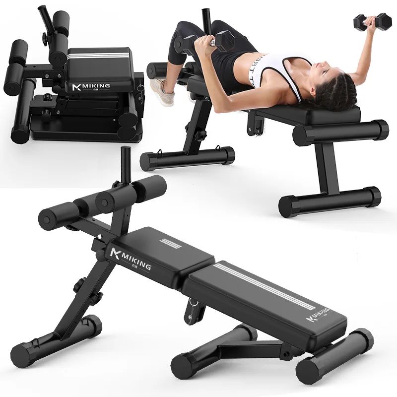 Hot sale Amazon Gym Equipment Sit Up Bench Muscle Exercise Ab Chair Foldable Portable Exercise Supine Board Gym Equipment