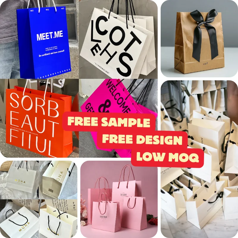 Cheap Without Handles Kraft Paper Bag color plaid kraft paper bag gift packaging small gift paper bag