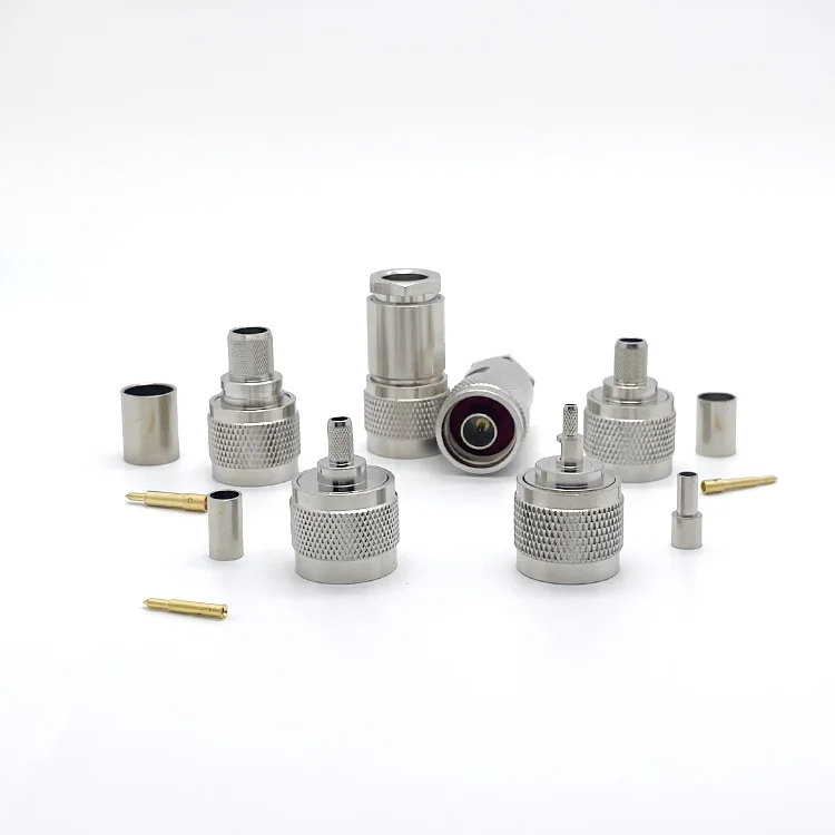 RF Coaxial 50ohm N Type Connector Male IP65 waterproof Connector Assembly N Connector