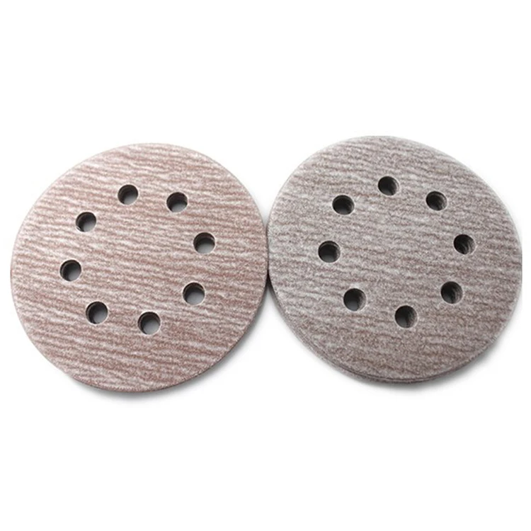 A275 Sandpaper Aluminum Oxide 150mm 6 inch 8 holes Abrasive Sanding Disc