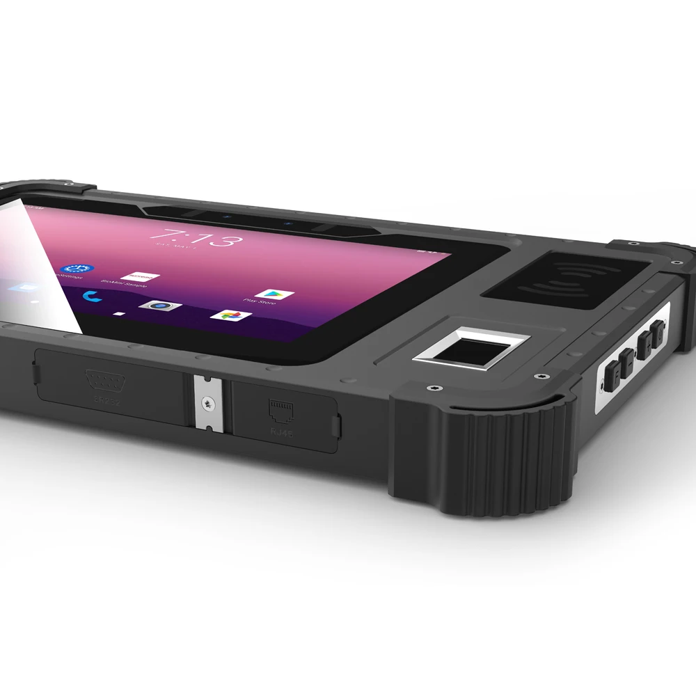 Fingerprint RFID Tablet PC with 2D Barcode Scanner all in one mobile android biometric device