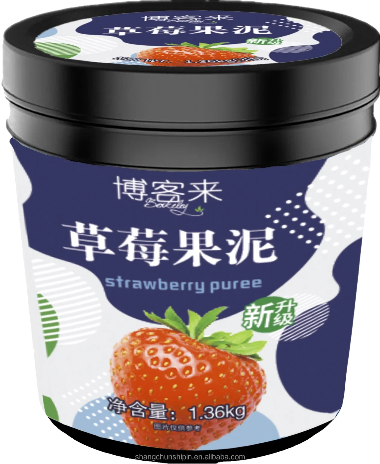 1,36 кг популярный фруктовый чай десертный смузи удобный клубничный Джем пюре фруктовый джем