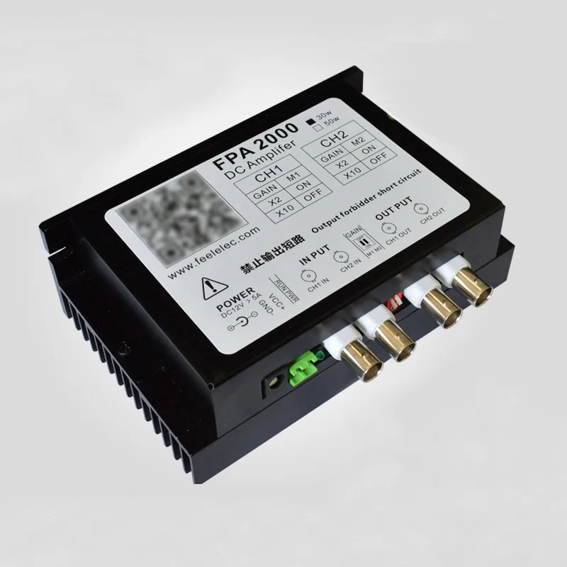FPA2000-30W Dual Channel DC Amplifier Drive Coil Vibrator High Power Amplifier Signal Generator