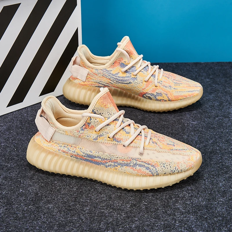 Yeezy 350 Wholesale Original Brand Sneakers Tenis Breathable Jogging Cushion Casual Running Shoes Reflective Yezzy Yeezy 350 V2
