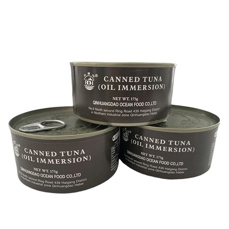 Oil Fish Product Type White Meat Tuna in Tuna Canned Military Seafood Canned